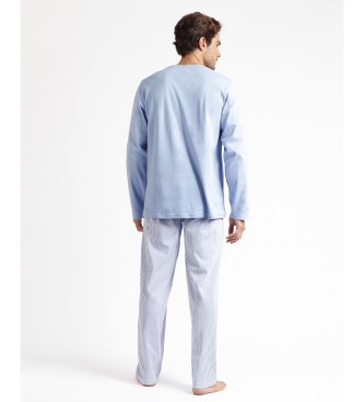 Disney Mickey Little Dreamer Schlafanzug mit langen rmeln blau