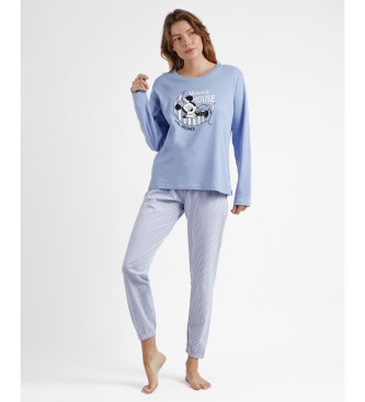 Disney Mickey Little Dreamer Pyjama met lange mouwen blauw