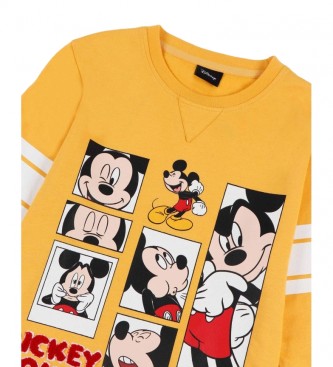 Disney Mickey Poses yellow pajamas