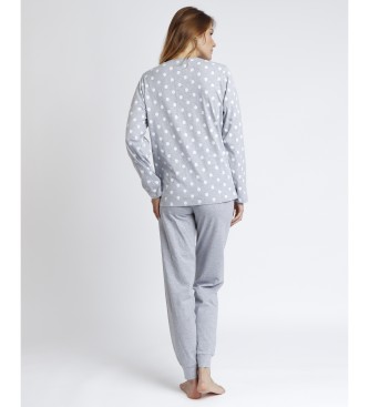 Disney Minnie Dots long sleeve pyjamas grey