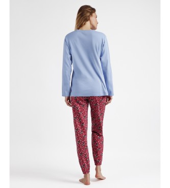 Disney Minnie Grow Langarm-Pyjama blau