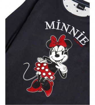 Disney Pijama Minnie Hearts marino, blanco