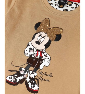 Disney Pijama Minnie Leopardo beige