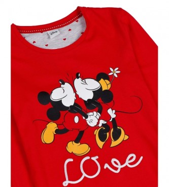 Disney M&M Love red pajamas