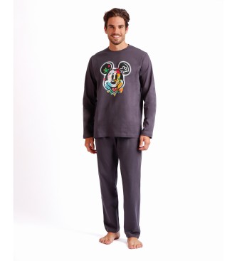 Disney Pijama Manga Larga Steet Graffiti gris