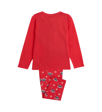 Disney Pyjama  manches longues Stitchmas rouge