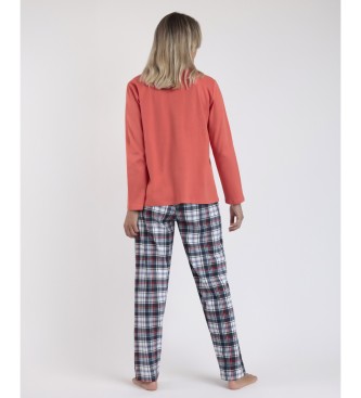 Disney Pyjama Lange Mouw Winter Club rood