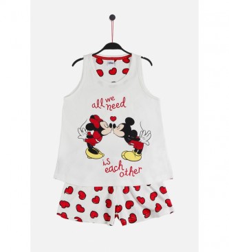 Disney Cinghie del pigiama Love Mouse ecru