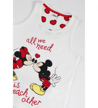 Disney Love Mouse Strappy Pajamas ecru