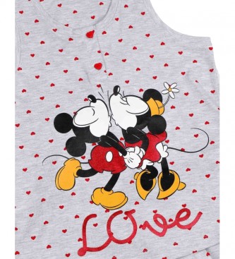 Disney M&M Love Schlafanzug grau