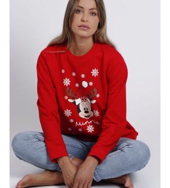 Disney Mickey Christmas sweatshirt rood