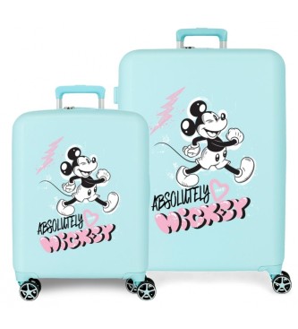 Disney Komplet kovčkov Disney Mickey Friendly 55 - 70 cm modre barve