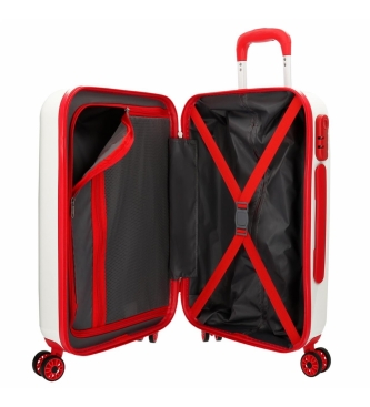 Joumma Bags Valise de cabine rigide El Rey Leon rouge -34x55x20cm