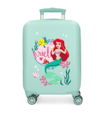 Disney Kuffert i kabinestrrelse Ariel Princess celebration rigid 50 cm turkis