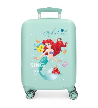 Disney Kuffert i kabinestrrelse Ariel rigid 50 cm turkis