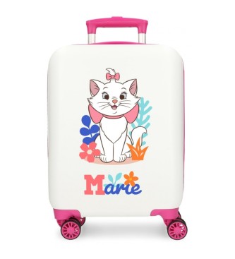 Disney Kuffert i kabinestrrelse Aristocats Marie I hvid stiv 50 cm hvid