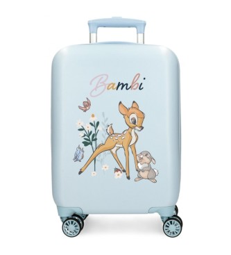 Disney Cabin size suitcase Bambi before the bloom rigid 50 cm blue