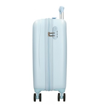 Disney Cabin size suitcase Bambi before the bloom rigid 50 cm blue