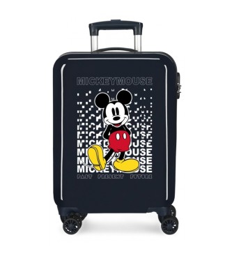 Disney Valigia cabina rigida Mickey Pixel 55 cm nera