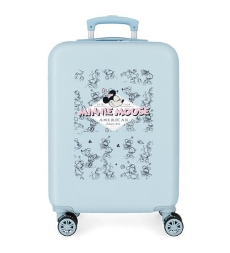 Disney Valise cabine Minnie American darling rigide 55 cm bleu