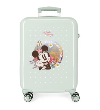 Disney Cabin size suitcase Minnie Wild Nature rigid 55 cm green