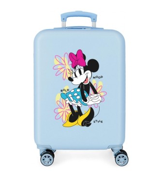 Disney Walizka kabinowa Disney Minnie Bold 55 cm jasnoniebieska
