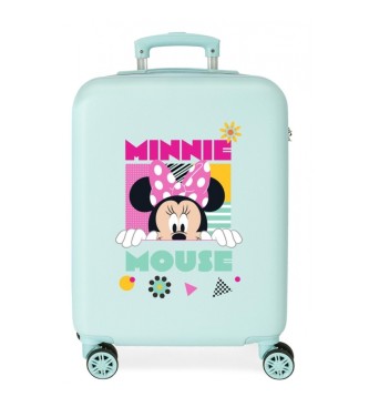 Disney Disney Minnie geomtrica 55 cm turquesa bagagem de cabine