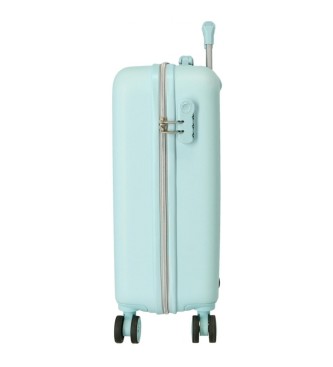 Disney Cabin size hard sided suitcase Trip to Paris 55 cm turquoise