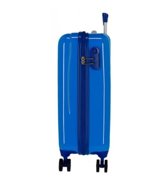 Disney Cabin size Disney 100 Once upon a story 55 cm blue rigid suitcase