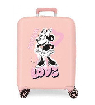 Disney Pink Disney Minnie Heart 55 cm hard sided cabin suitcase