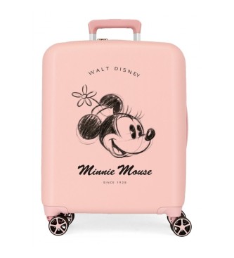 Disney Maleta de cabina rgida Disney Minnie you are magic 55 cm rosa