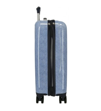 Disney Hard sided cabin case Stitch You are magical 55 cm blue