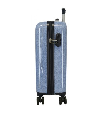 Disney Hard sided cabin case Stitch You are magical 55 cm blue