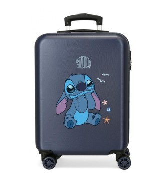 Disney Kuffert i kabinestrrelse Stitch Excited rigid 55 cm marinebl