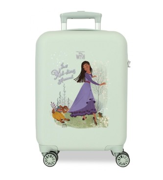 Disney Cabin size suitcase Wish Playing with Valentino rigid 50 cm green