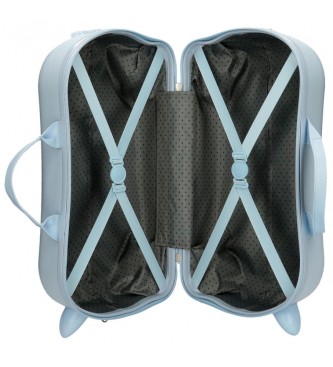 Disney Children's suitcase 2 wheels multidirectional Frozen Magic Ice blue