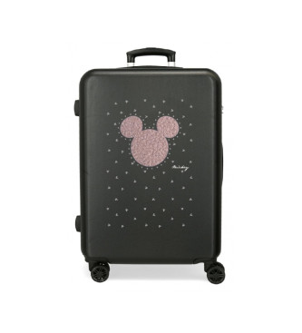 Disney Medium suitcase Mickey Studs black