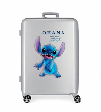 Disney Valigia rigida media grigia Disney 100 Stitch