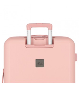 Disney Disney Mickey & Minnie Kisses Medium Hard Suitcase 70 cm pink