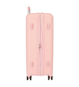Disney Disney Minnie Haeart Medium Hard Koffer Disney Minnie Haeart 70 cm roze