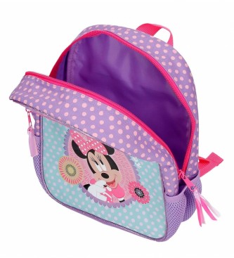 Disney Minnie Today is my day plecak przedszkolny z wózkiem 28 cm liliowy 