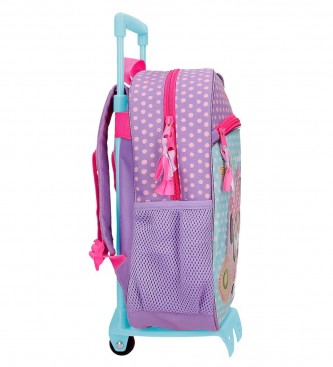 Disney Minnie Today is my day backpack with trolley 33 cm purple