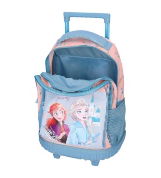 Disney Frozen Believe in the journey mochila com rodas azul