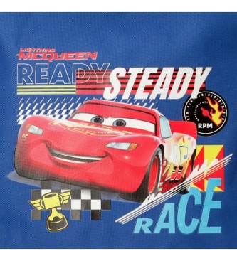 Disney Plecak przedszkolny Cars Lets race przystosowany do wózka czerwony