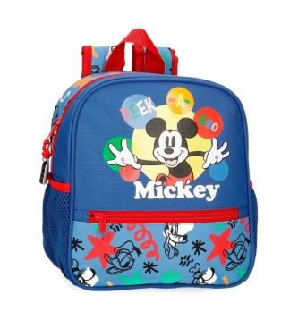 Disney Mickey Peek a Boo Kinderzimmer Rucksack navy blau