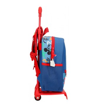 Disney Mickey Peek a Boo nursery backpack with navy trolley