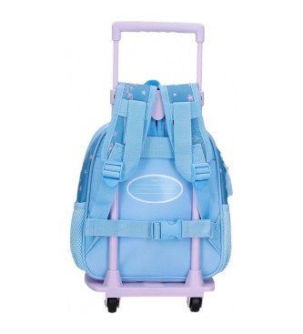 Disney Frozen Magic ice backpack with trolley blue