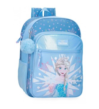 Disney Frozen Magic ice 38cm trolley mochila escolar acoplvel azul