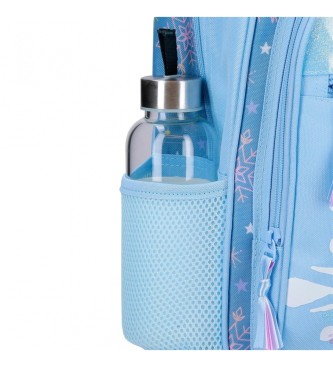 Disney Frozen Magic ice 38cm trolley attachable school backpack blue