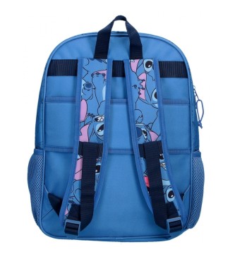 Disney Happy Stitch 40 cm navy school bag